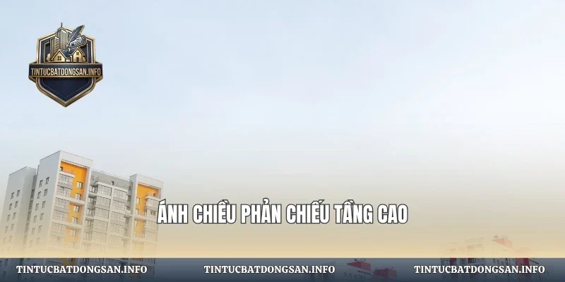 Ánh chiều phản chiếu tầng cao