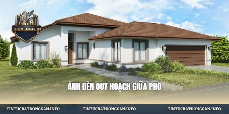 Ánh đèn quy hoạch giữa phố