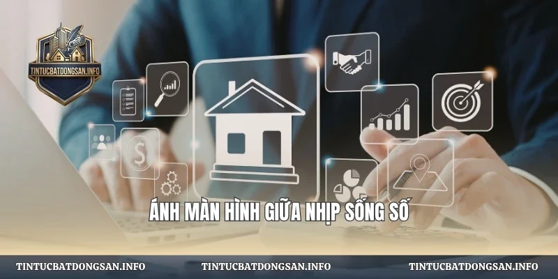 Ánh màn hình giữa nhịp sống số