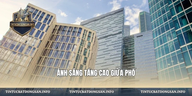 Ánh sáng tầng cao giữa phố