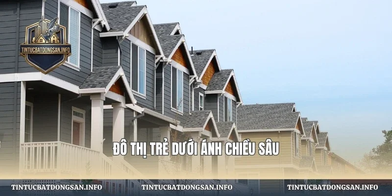 Đô thị trẻ dưới ánh chiều sâu