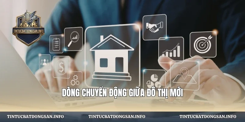 Dòng chuyển động giữa đô thị mới