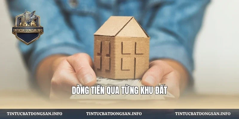 Dòng tiền qua từng khu đất