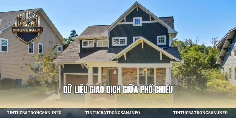 Dữ liệu giao dịch giữa phố chiều