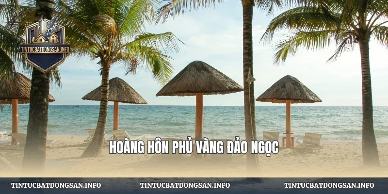 Hoàng hôn phủ vàng đảo ngọc