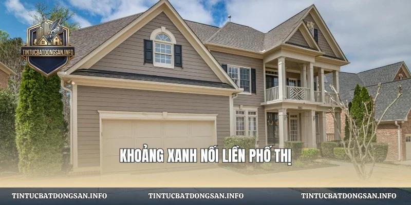 Khoảng xanh nối liền phố thị