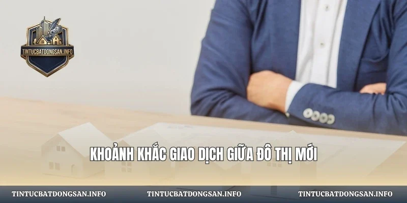 Khoảnh khắc giao dịch giữa đô thị mới