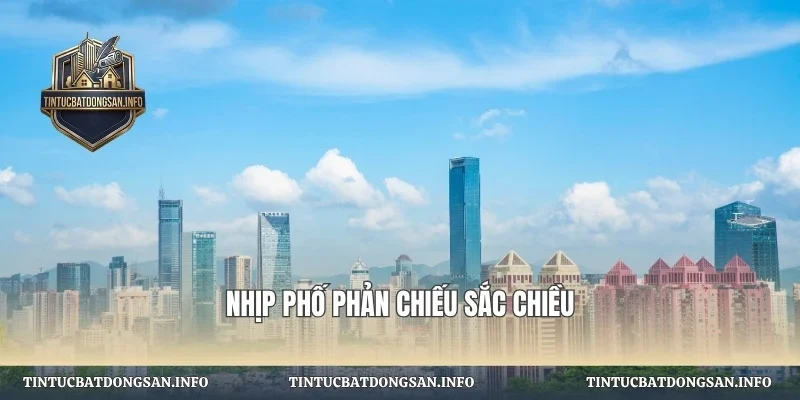 Nhịp phố phản chiếu sắc chiều